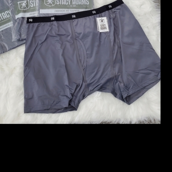 Bundle 2 New! Stacy Adams Boxer Brief. Bundle of 2. Gray. Size 3XL. As… - Picture 3 of 6